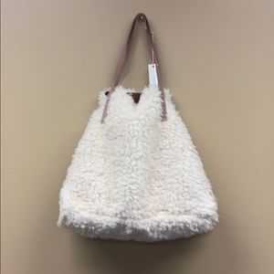 Fur Tote: cream